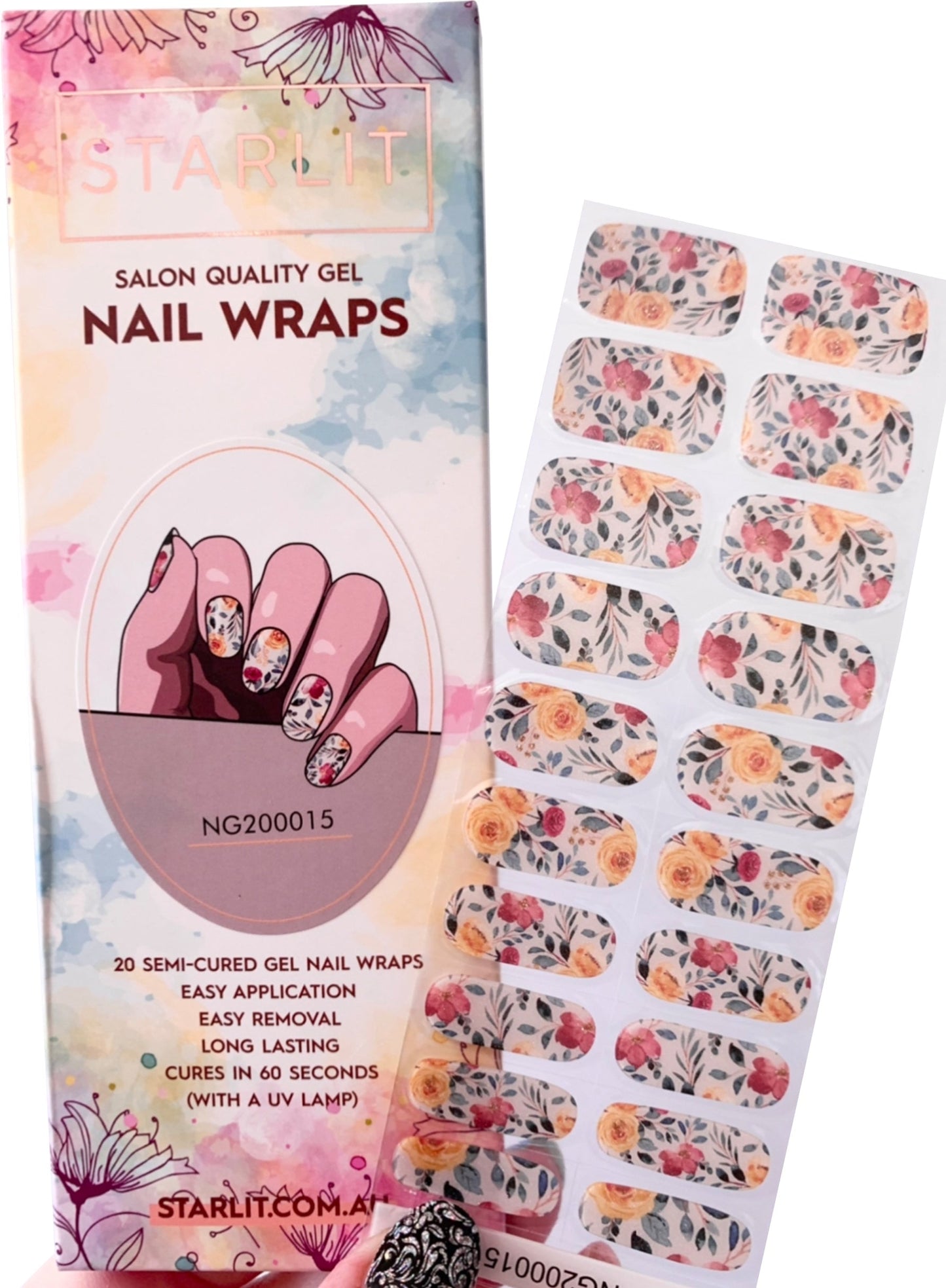 Belle’s Love Semi-Cured Gel Nail Wrap