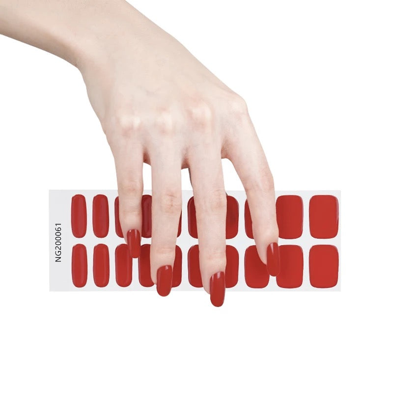 Spicy Semi-Cured Gel Nail Wrap