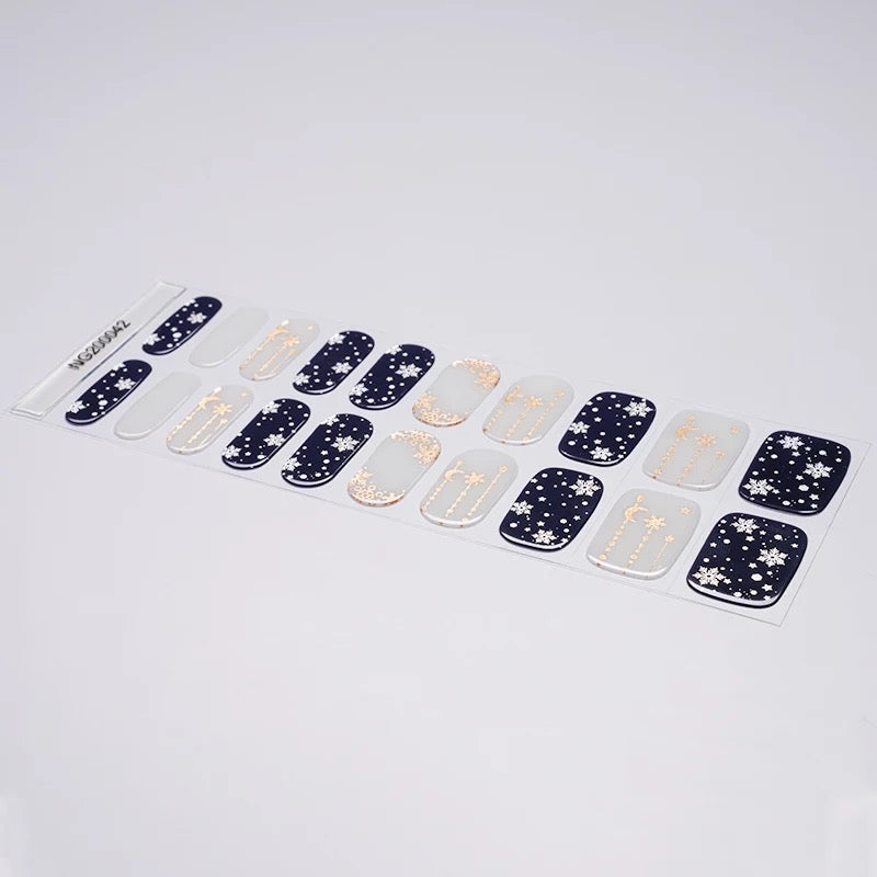 Winter Is Coming Semi-Cured Gel Nail Wrap
