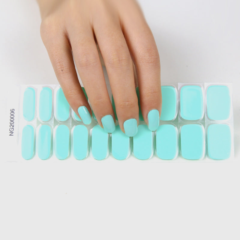 Sea Glass Semi-Cured Gel Nail Wrap