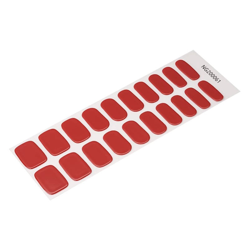 Spicy Semi-Cured Gel Nail Wrap
