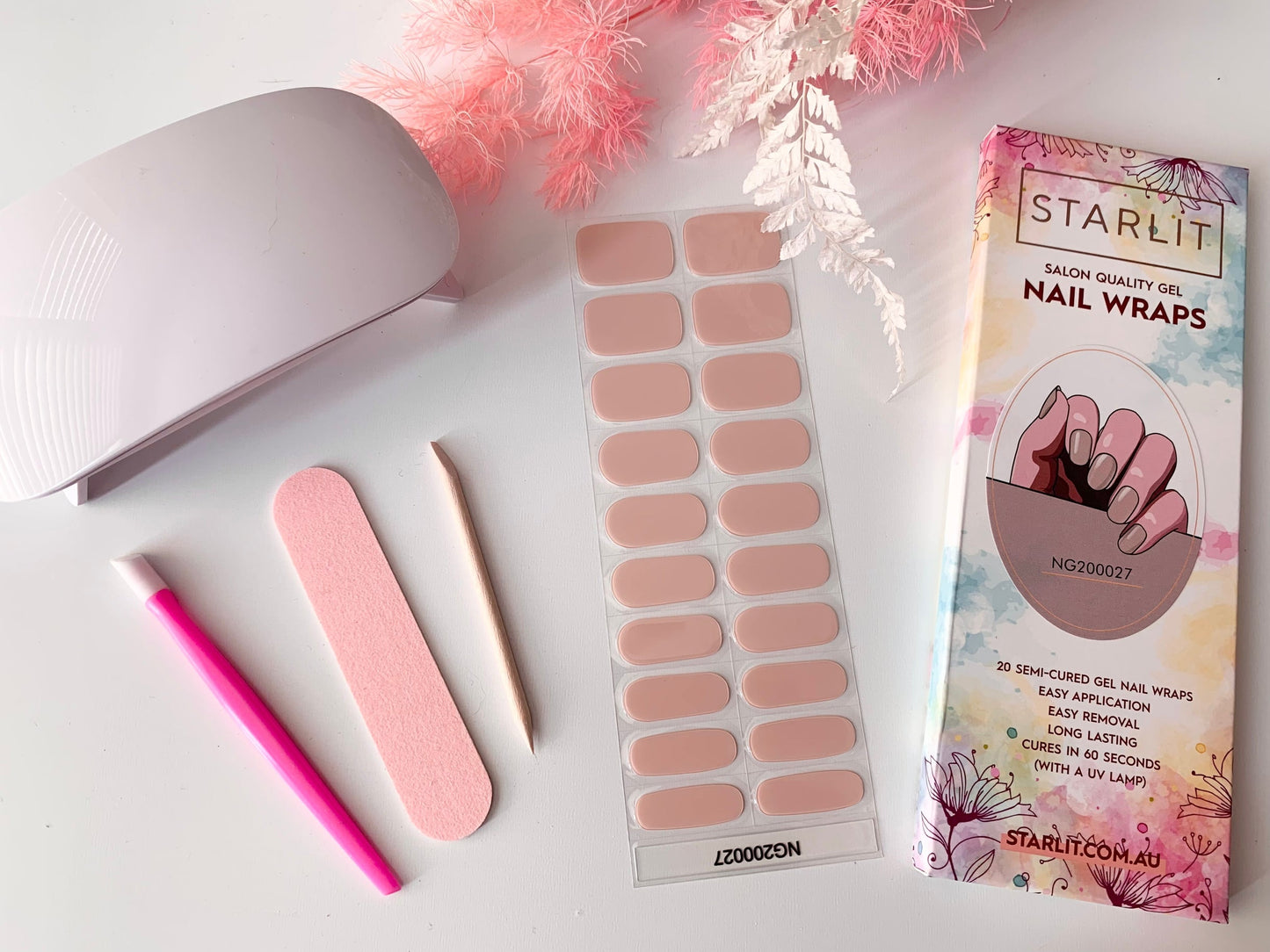 Send Nudes Semi-Cured Gel Nail Wrap