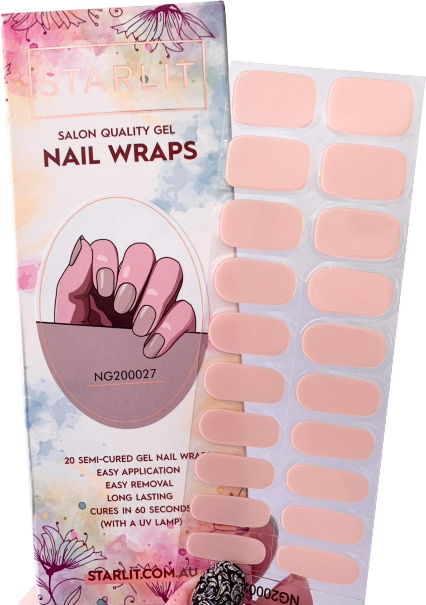 Send Nudes Semi-Cured Gel Nail Wrap