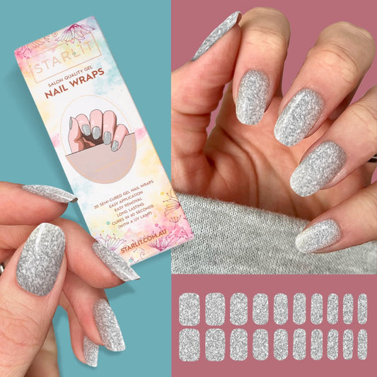 Glass Slipper Semi-Cured Gel Nail Wrap