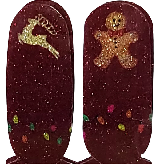Gingerbread Man Foursies Accent