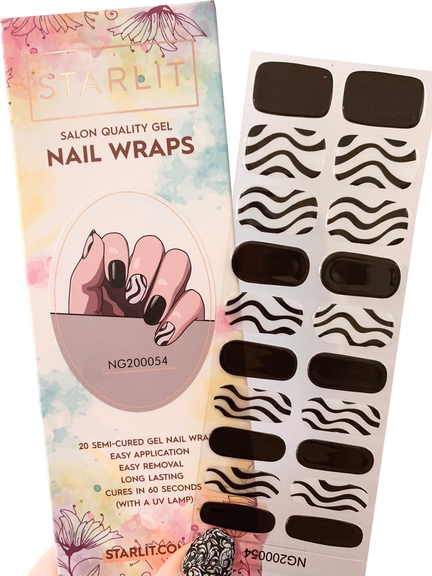Groovy Baby Semi-Cured Gel Nail Wrap