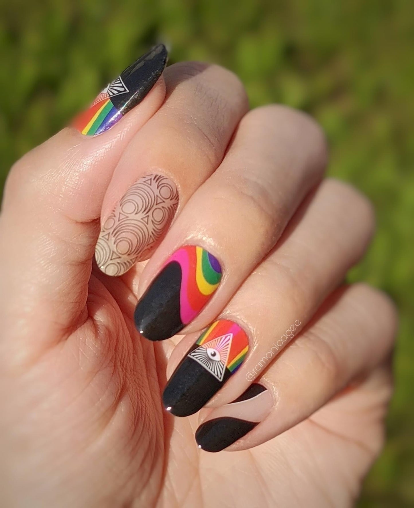 Rainbow Evil Eye - Limited Edition - Designed By Ramonica