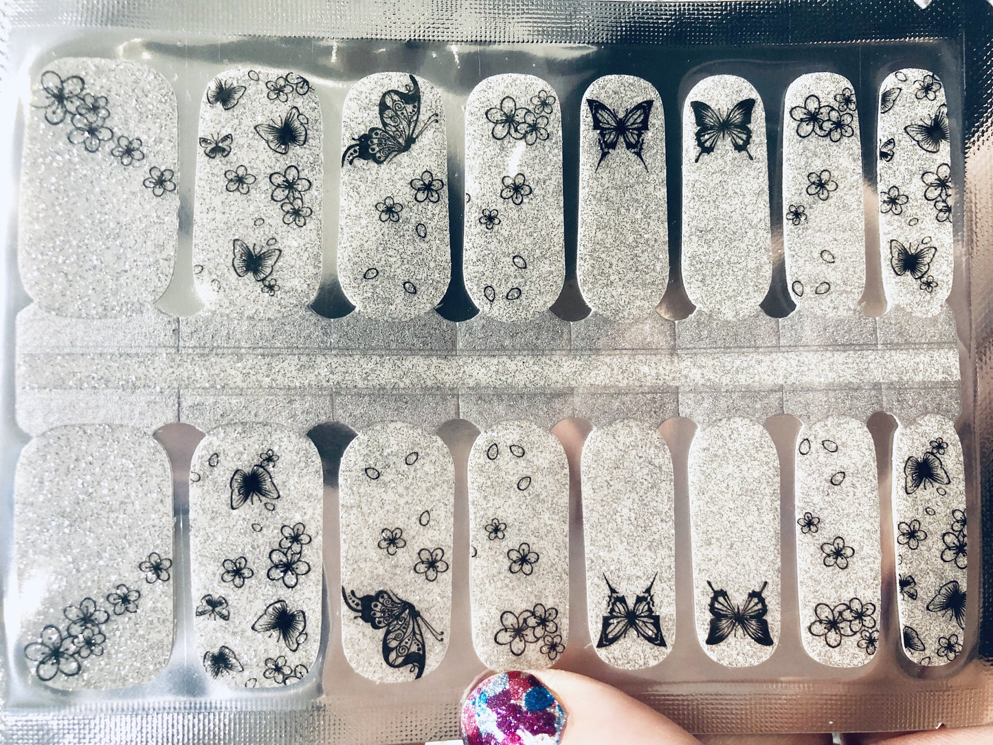 Crystal Butterflies (Glitter)
