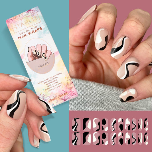 So Swirl Semi-Cured Gel Nail Wrap