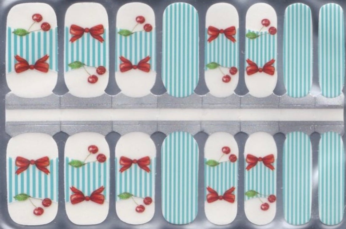 Cherry French Tips (Transparent)