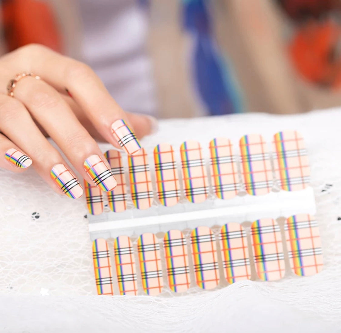 Rainbow Plaid