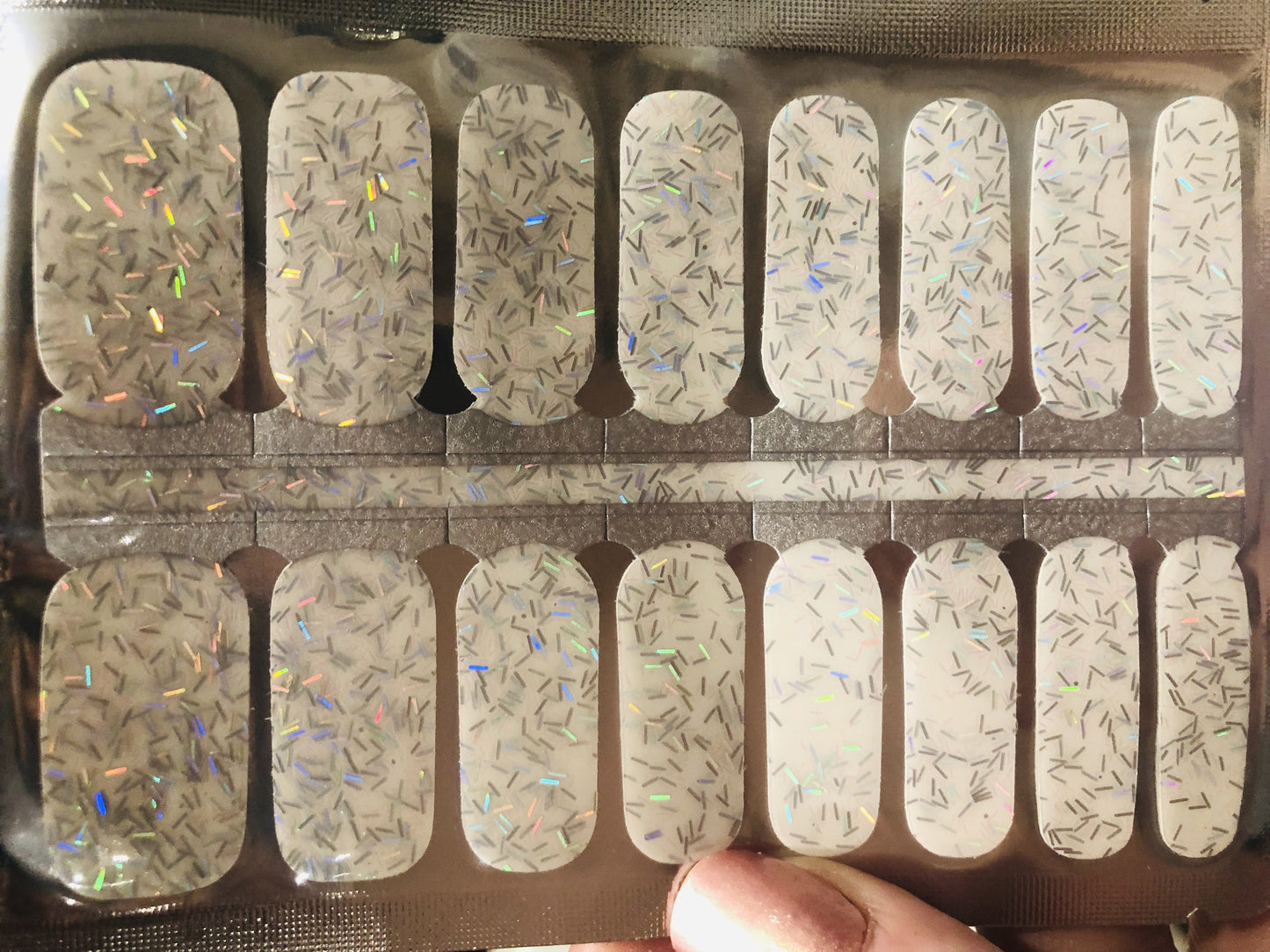 Confetti (Holographic Transparent)