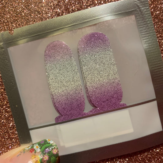 Lilac Silver Ombré Foursies Accent