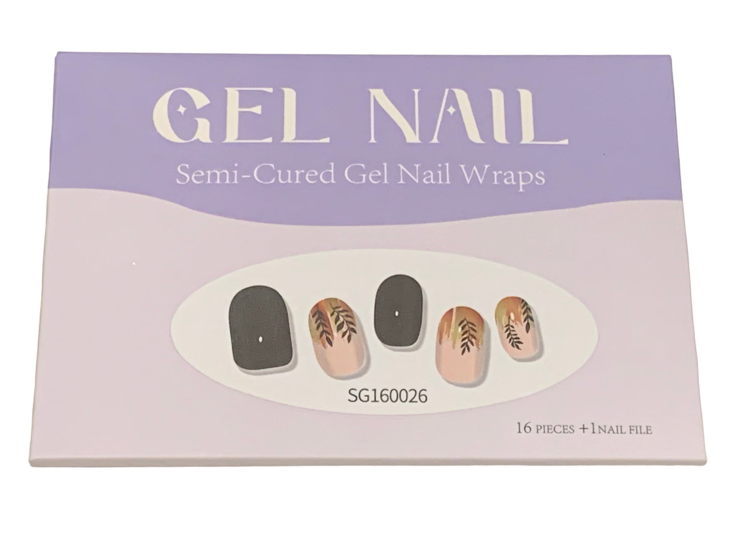 Golden Garden Semi-Cured Gellies Nail Wrap