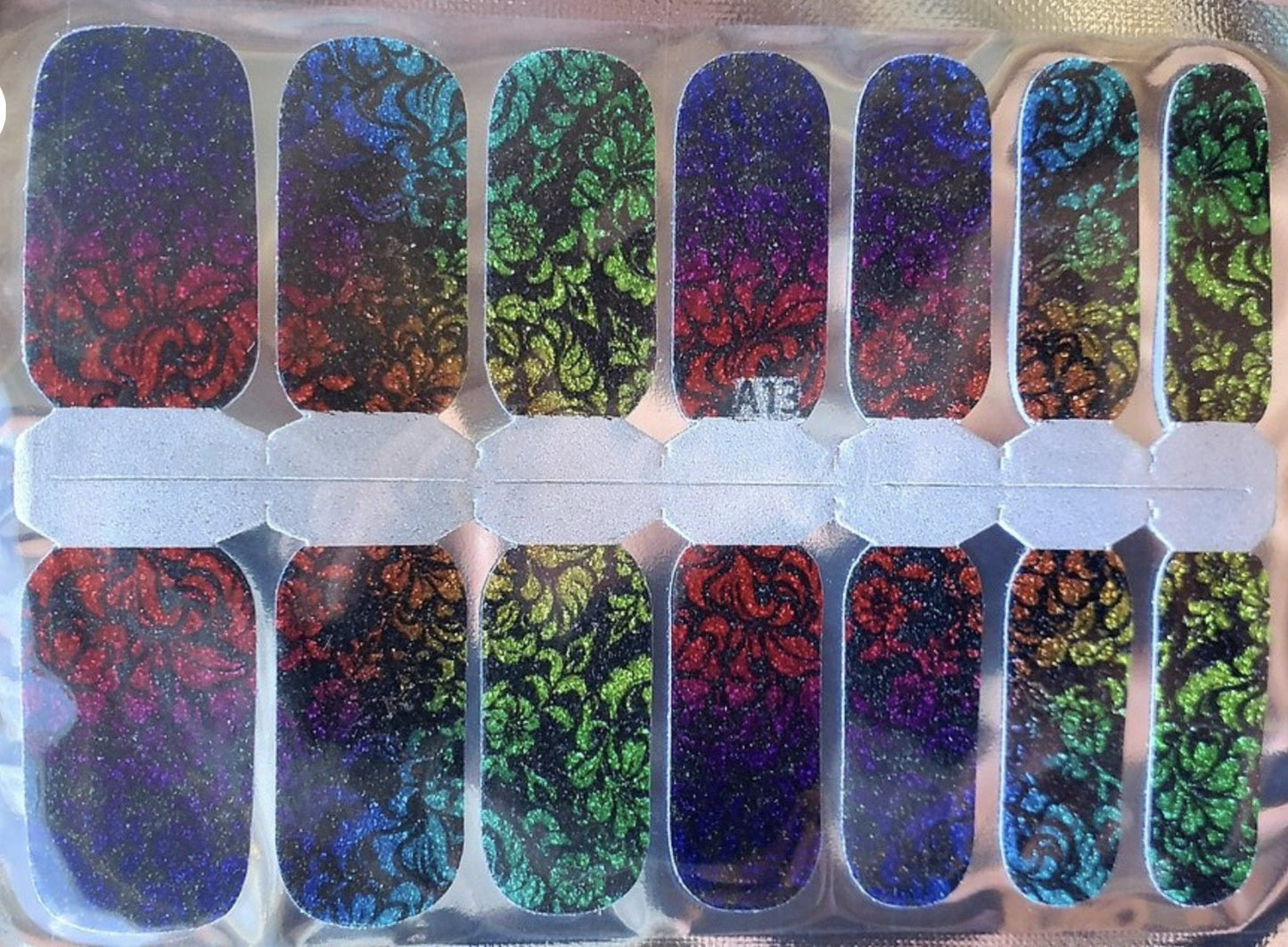 Rainbow Floral Twist
