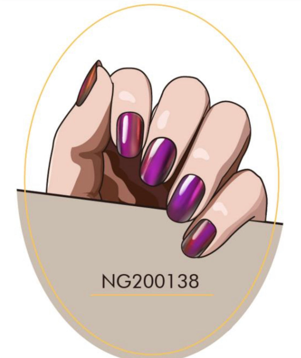 Violet Storm Colour Shift Semi-Cured Gel Nail Wrap