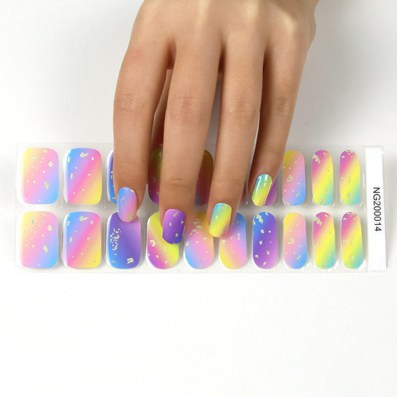 Meet The Rainbow Semi-Cured Gel Nail Wrap