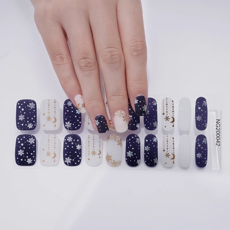 Winter Is Coming Semi-Cured Gel Nail Wrap