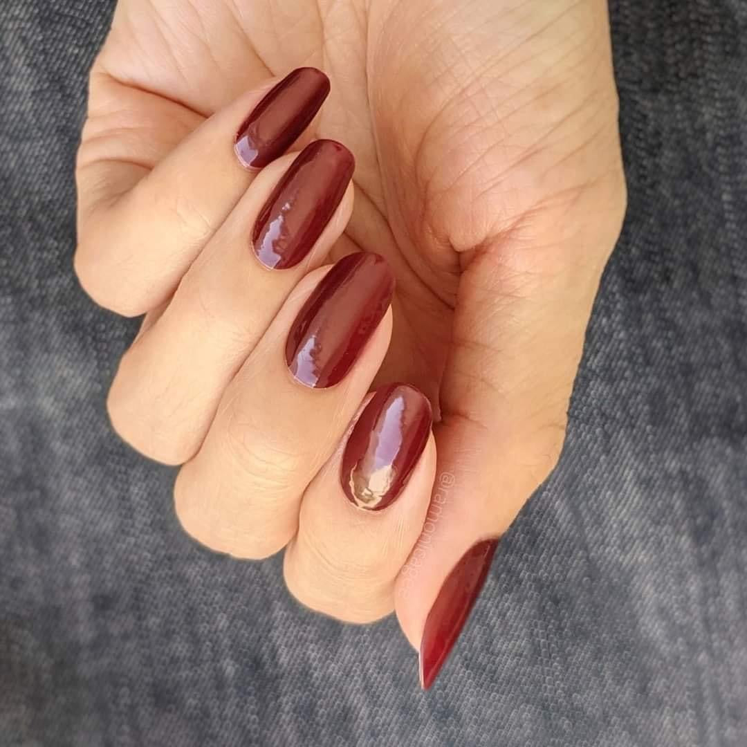 Black Cherry Merlot Semi-Cured Gel Nail Wrap