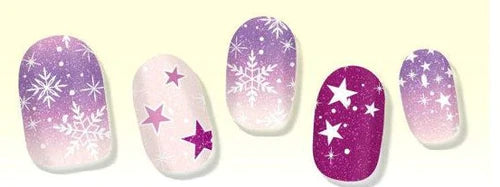 Orchid Snow Semi-Cured Gellies Nail Wrap
