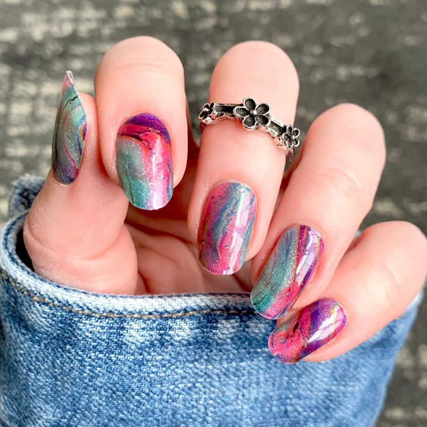 Sherbet Sundae Semi-Cured Gel Nail Wrap