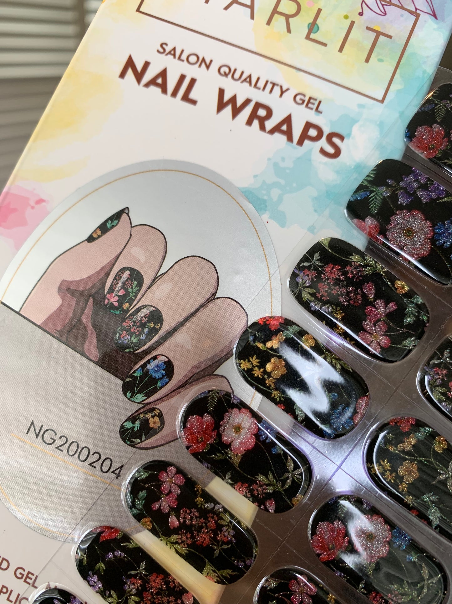 Floral Dreams Semi-Cured Gel Nail Wrap