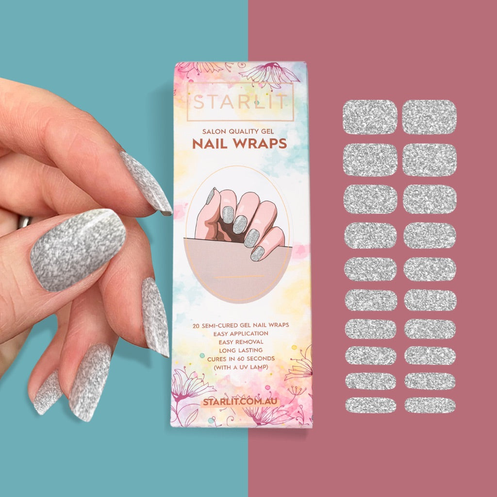 Glass Slipper Semi-Cured Gel Nail Wrap