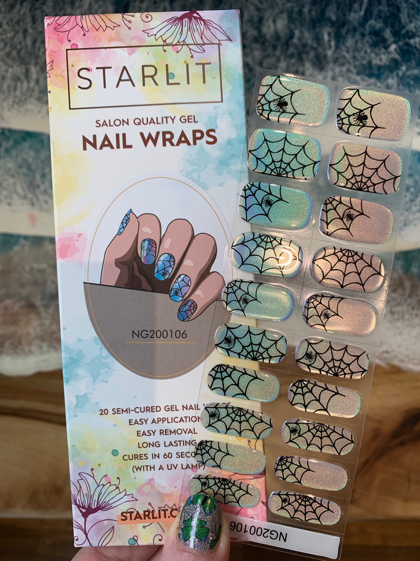Web Designer Colour Shift Semi-Cured Gel Nail Wrap
