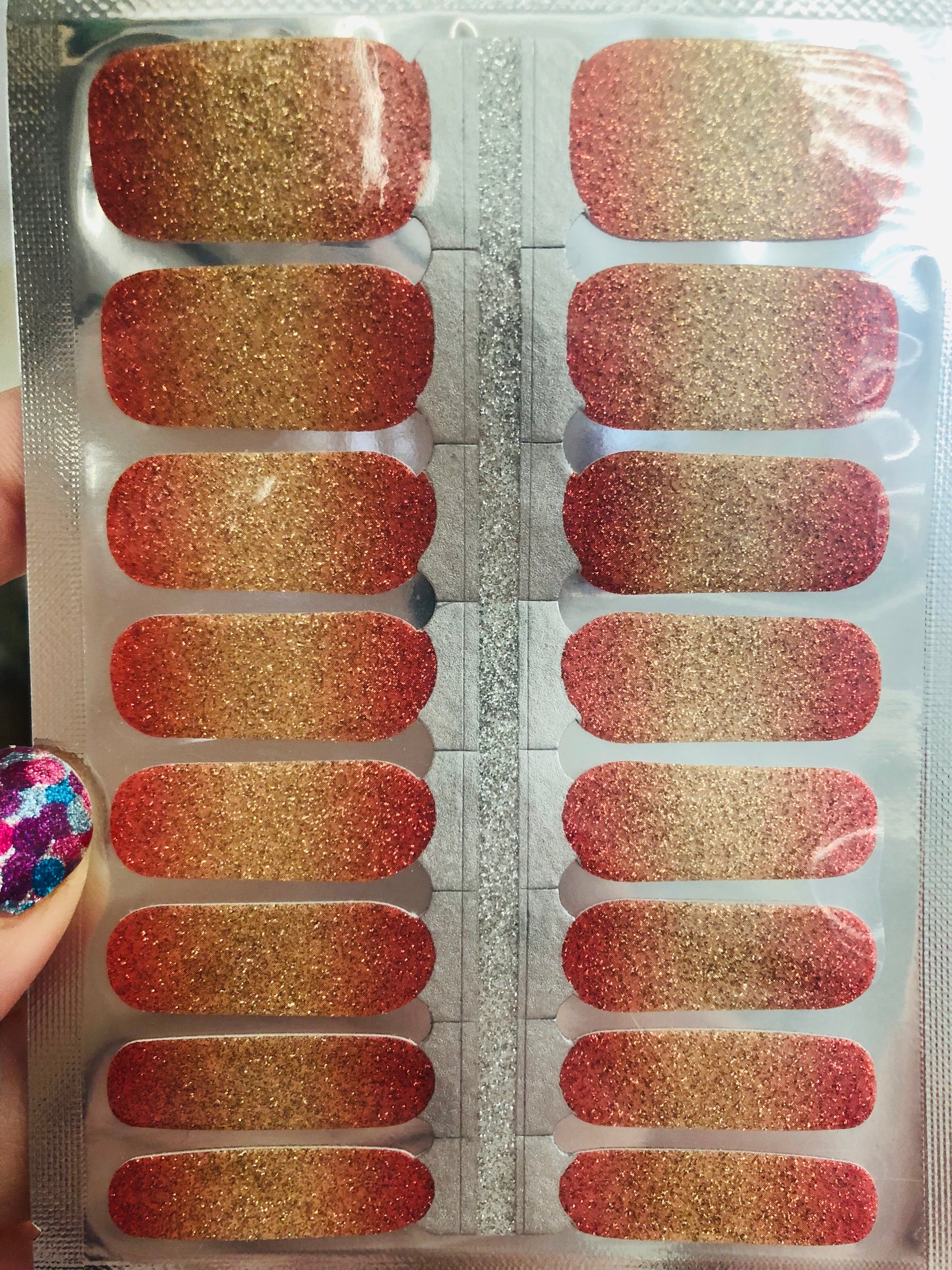 Pumpkin Spice Ombre (Glitter)