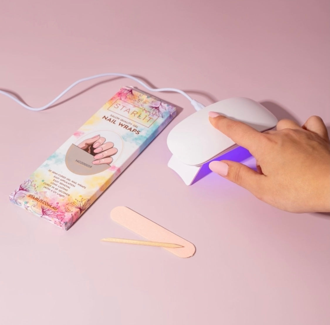 Spring Has Sprung Semi-Cured Gel Nail Wrap