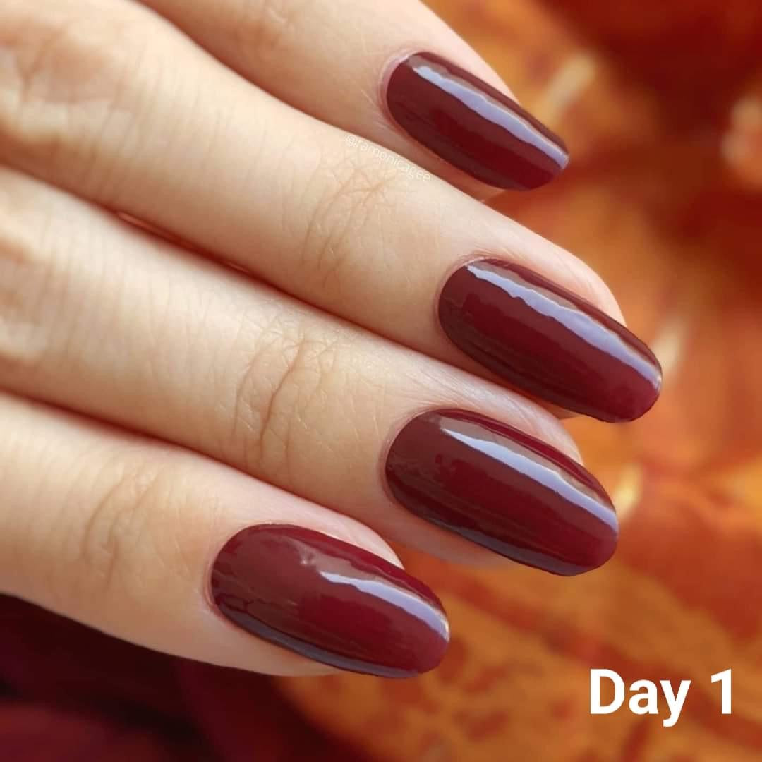 Black Cherry Merlot Semi-Cured Gel Nail Wrap