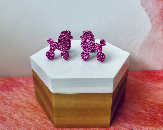 ‘Perfect Poodles' Mini Stud Earrings