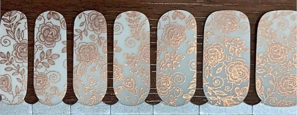 Rose Gold Filigree (Transparent)