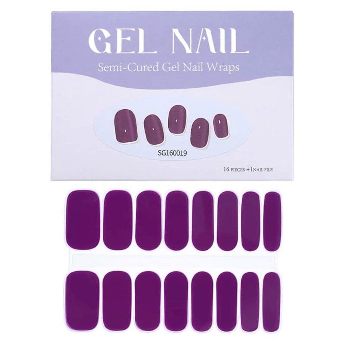 Velvet Semi-Cured Gellies Nail Wrap