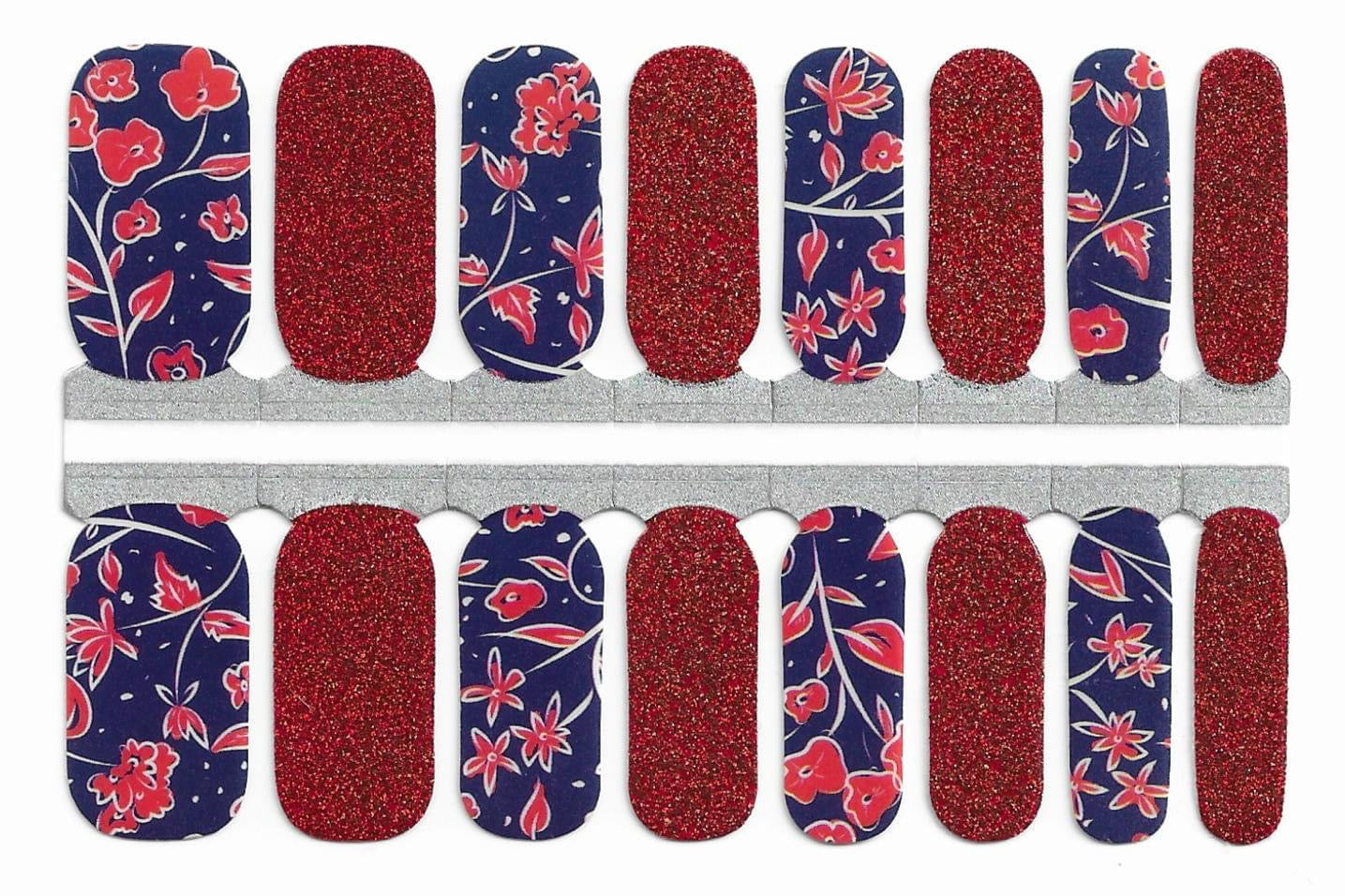 Navy & Red Floral - Limited Edition - Designed By Ramonica