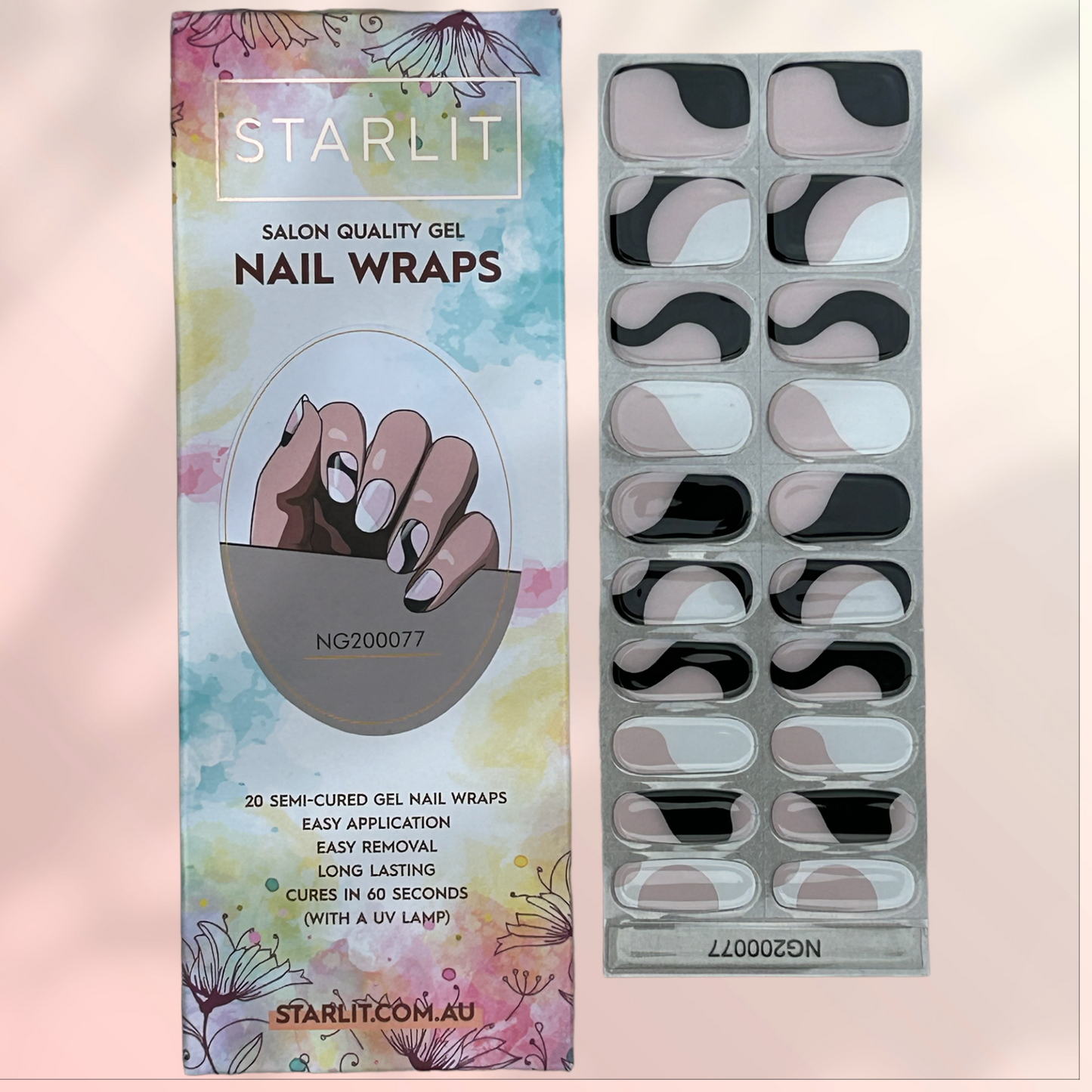 Making Waves Semi-Cured Gel Nail Wrap
