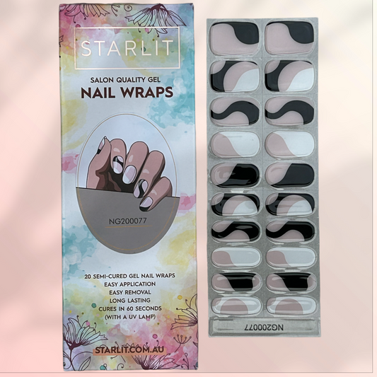 Making Waves Semi-Cured Gel Nail Wrap