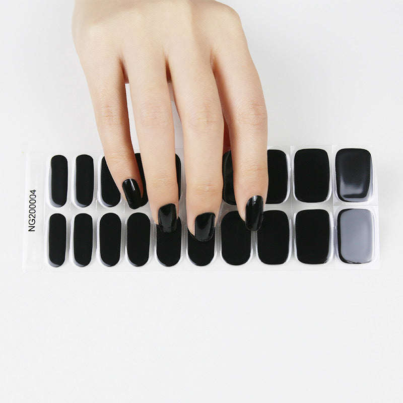 Midnight Kiss Semi-Cured Gel Nail Wrap
