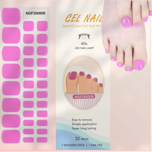 Petals Semi-Cured Gel Pedicure Wrap