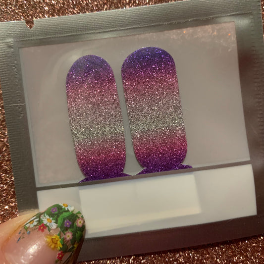 Purple Ombré Foursies Accent