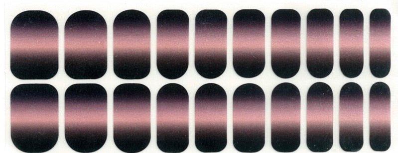 Pink to Black Ombré