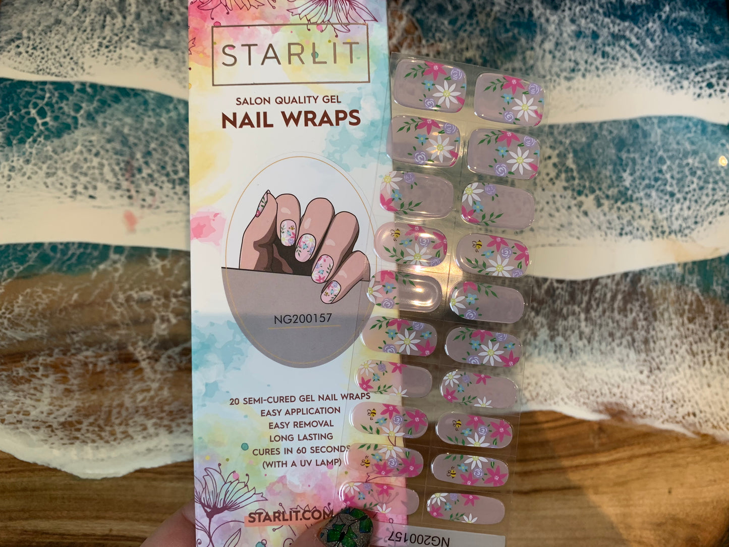 Spring Has Sprung Semi-Cured Gel Nail Wrap