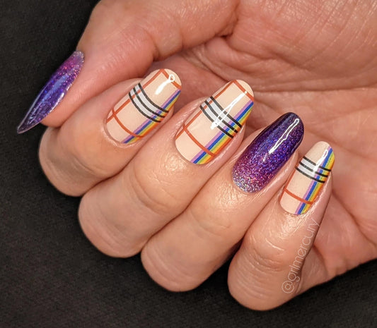 Rainbow Plaid