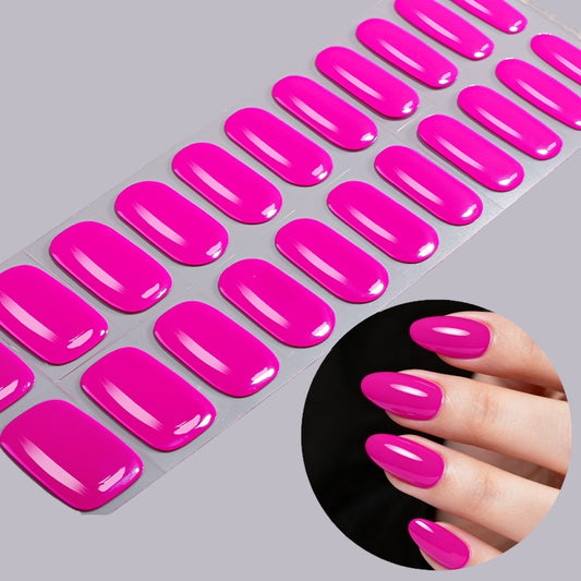 Pink Power NO UV LIGHT Air Dry Gel Wraps