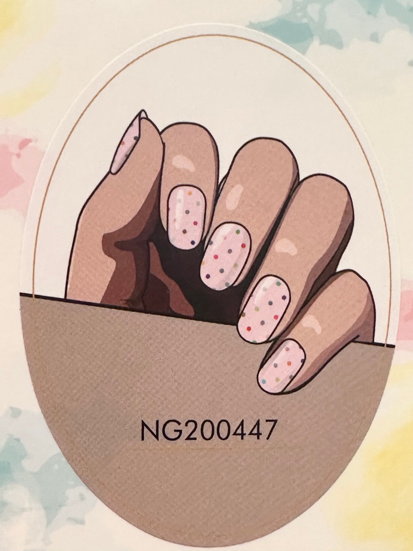 Dotty For You Semi-Cured Gel Nail Wrap