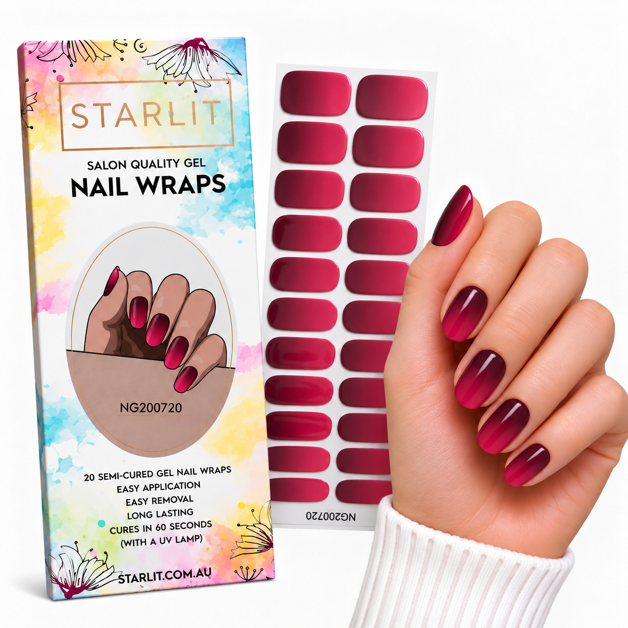 Mood Swing Semi-Cured Gel Nail Wrap