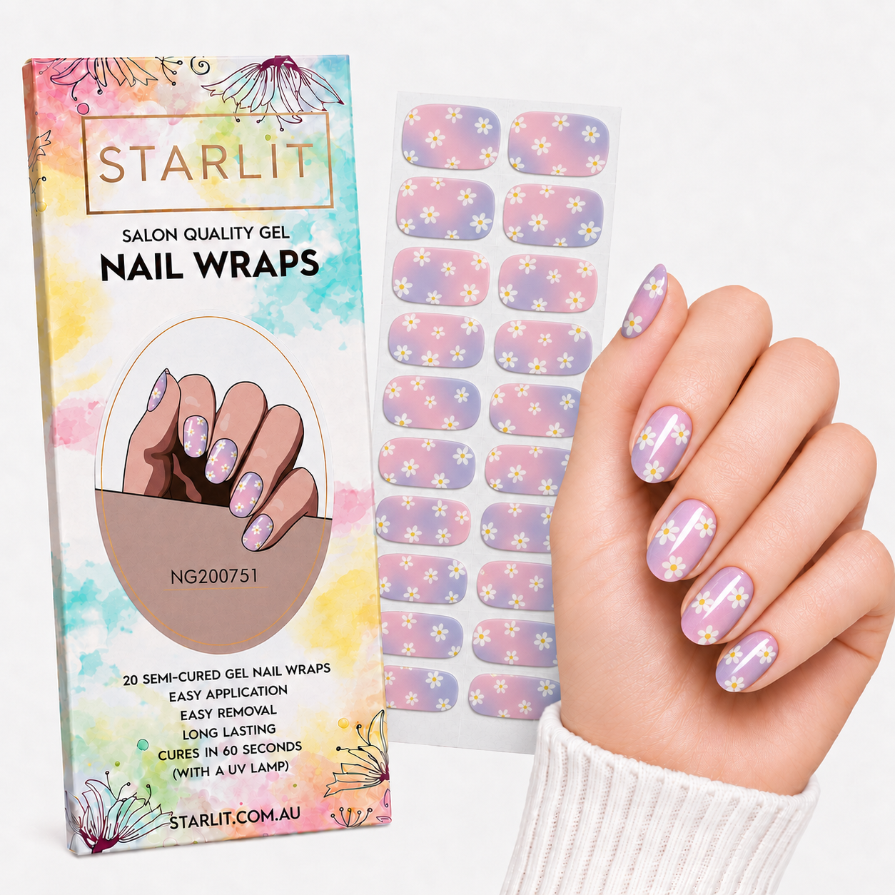 Bloom Service Semi-Cured Gel Nail Wrap