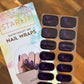 Purrple Reign Cat Eye Semi-Cured Gel Nail Wra