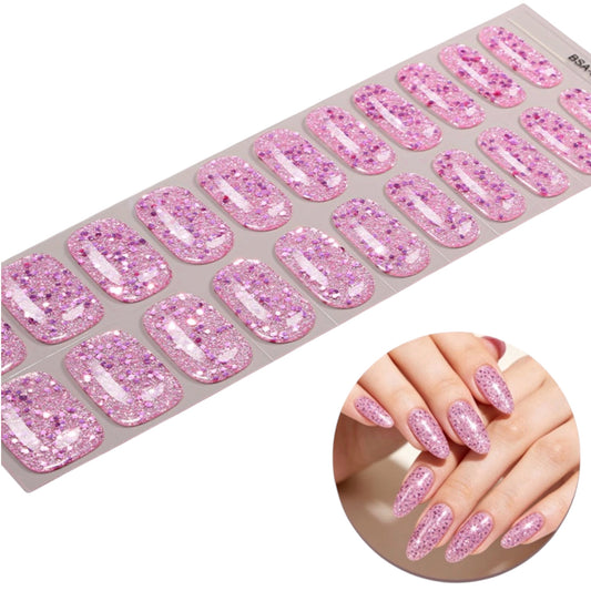 Confetti Crush NO UV LIGHT Air Dry Gel Wraps