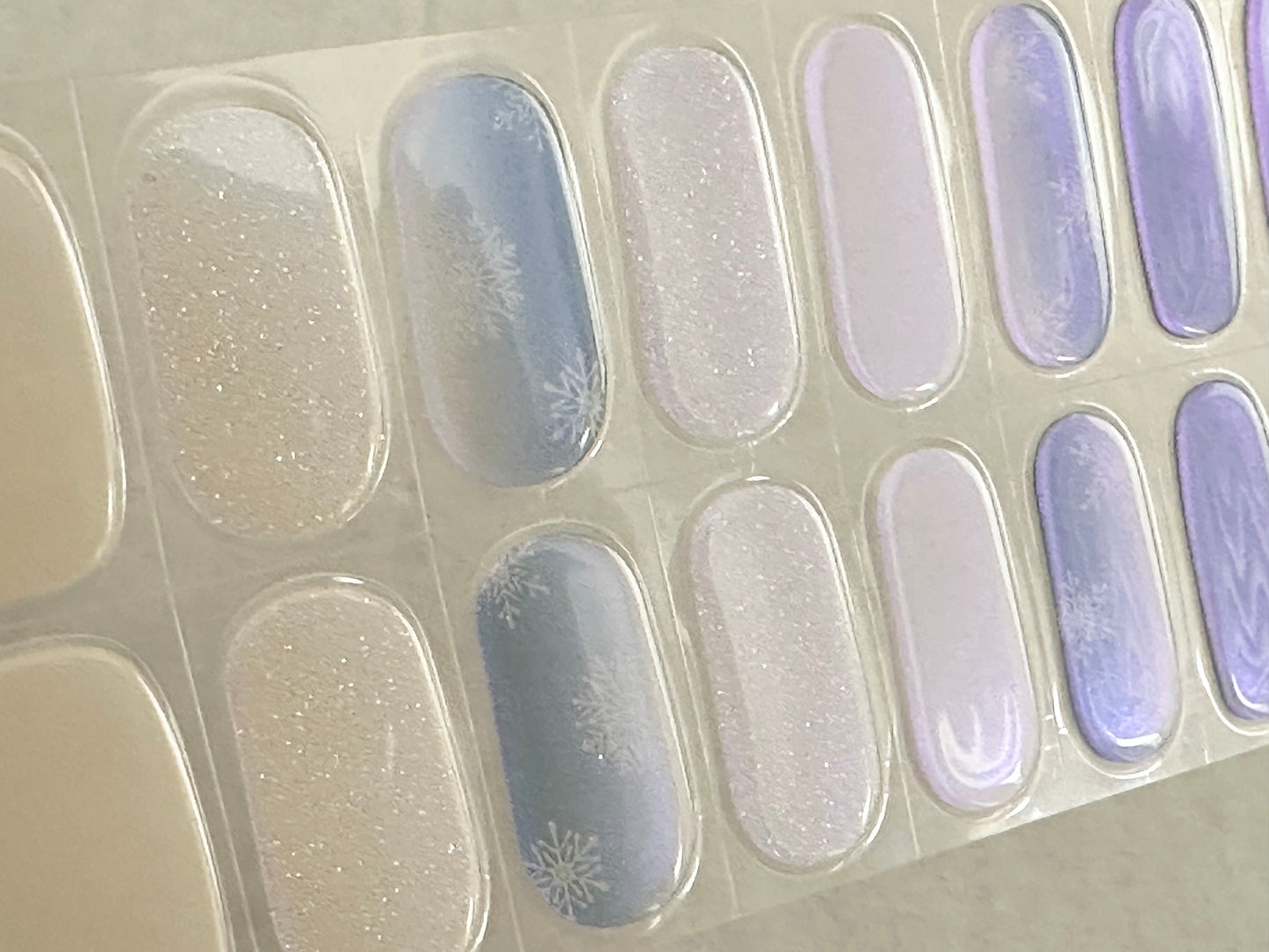 Winter's Whisper Semi-Cured Gel Nail Wrap